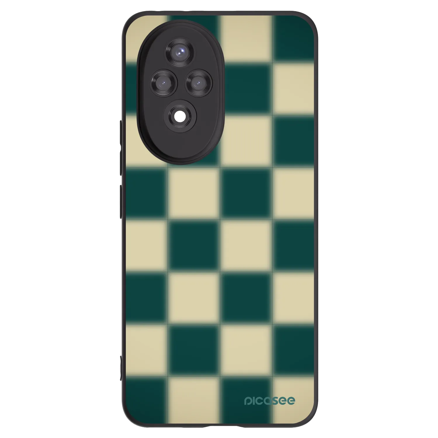 Picasee husă neagră din silicon pentru Honor 200 Pro 5G - Shadow Chess