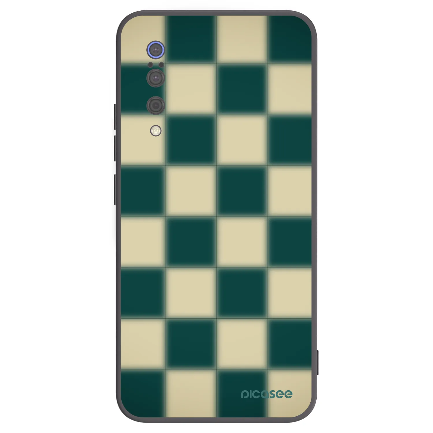 Picasee husă neagră din silicon pentru Xiaomi Mi 9 - Shadow Chess