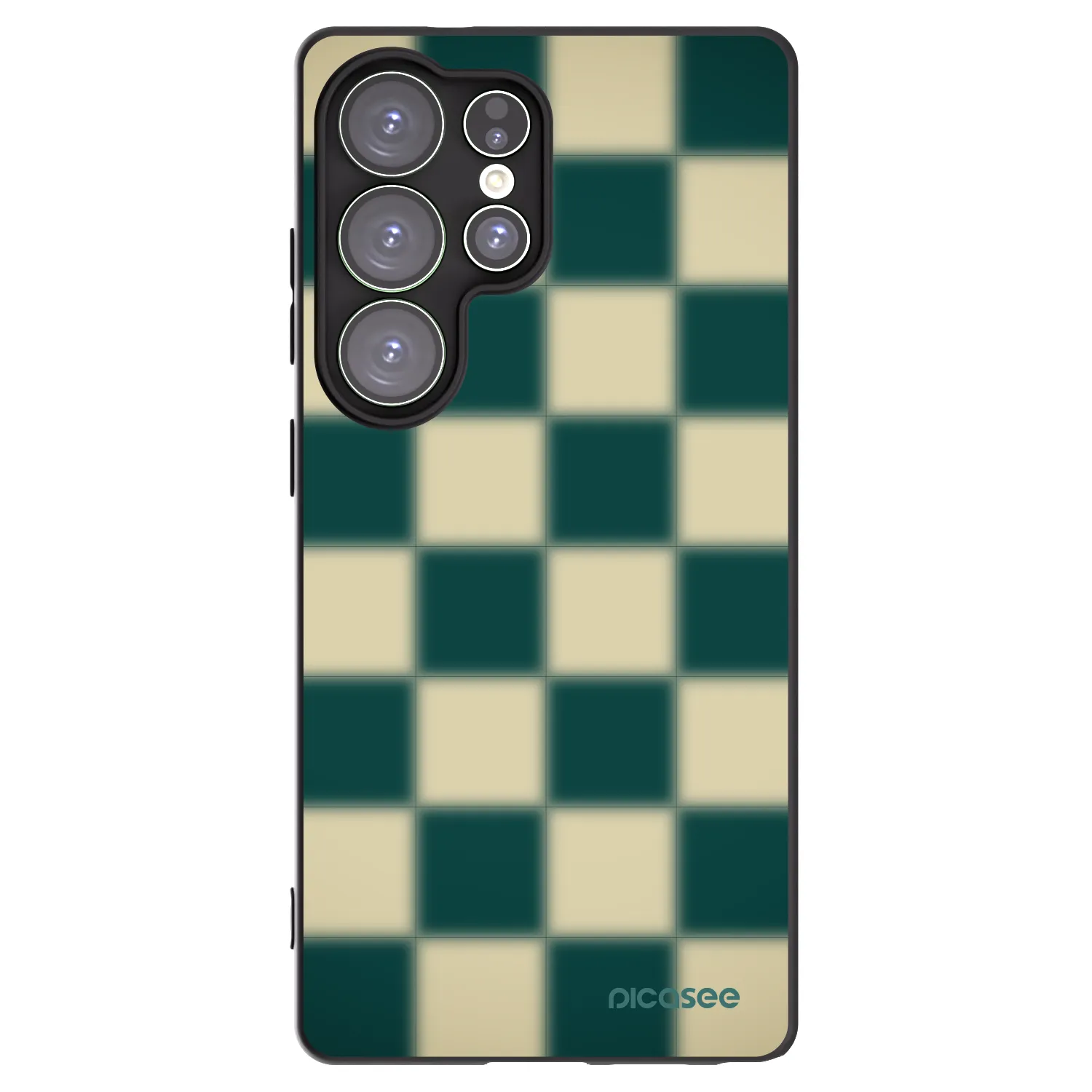 Picasee husă neagră din silicon pentru Samsung Galaxy S25 Ultra 5G - Shadow Chess