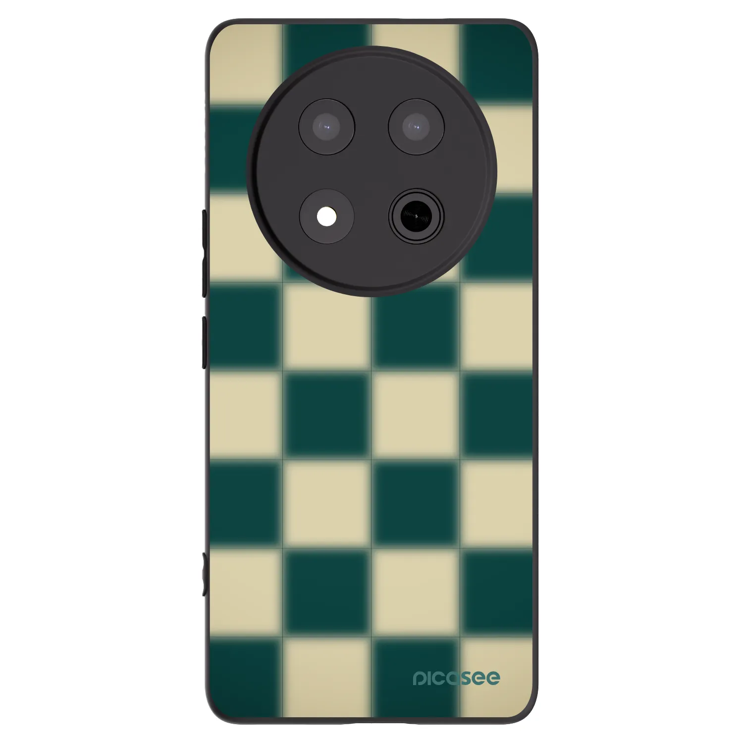 Picasee husă neagră din silicon pentru Honor Magic7 Lite 5G - Shadow Chess