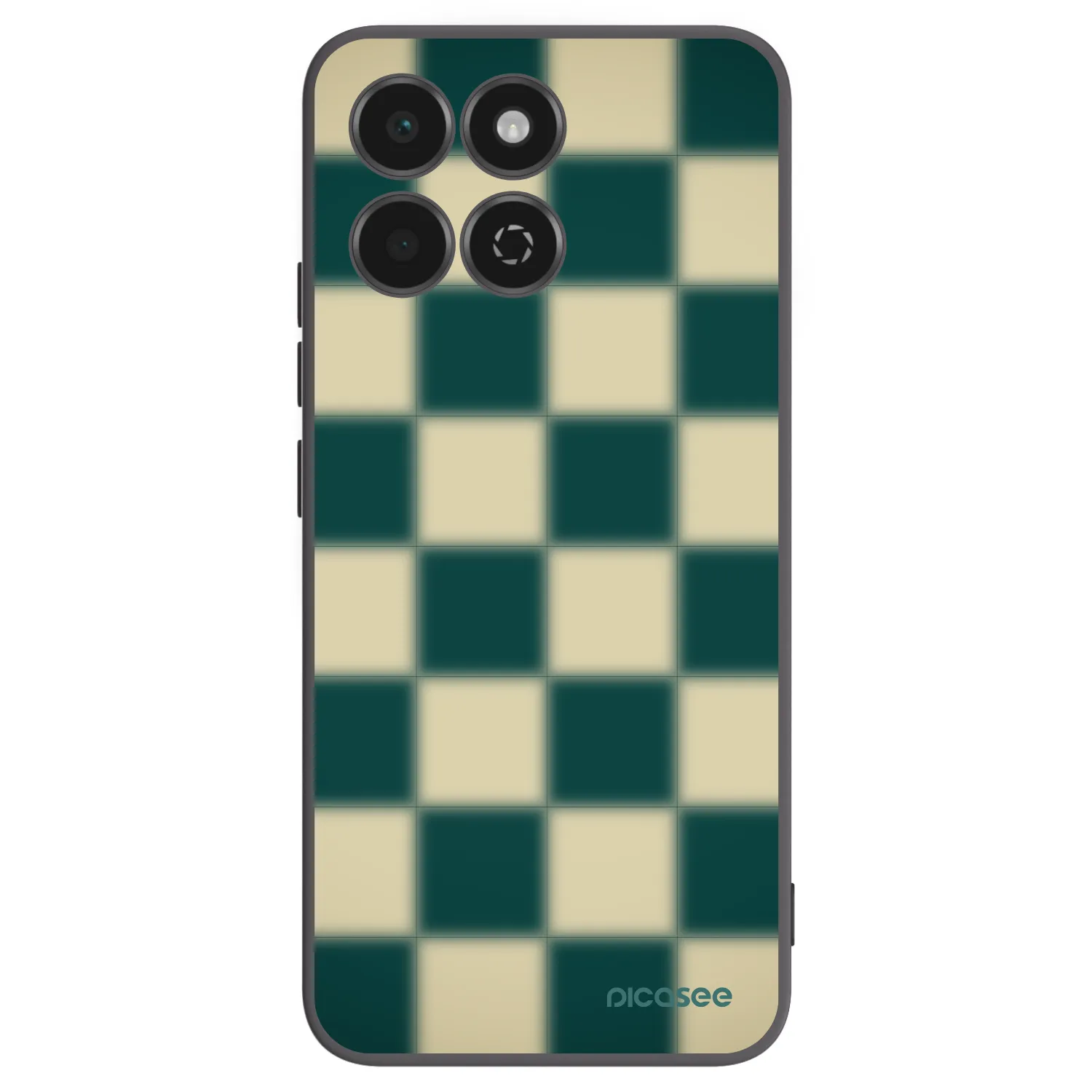 Picasee husă neagră din silicon pentru Honor 200 Smart 5G - Shadow Chess