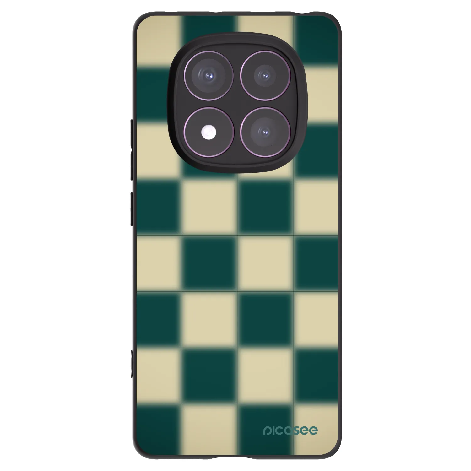 Picasee husă neagră din silicon pentru Xiaomi Redmi Note 14 Pro 4G - Shadow Chess