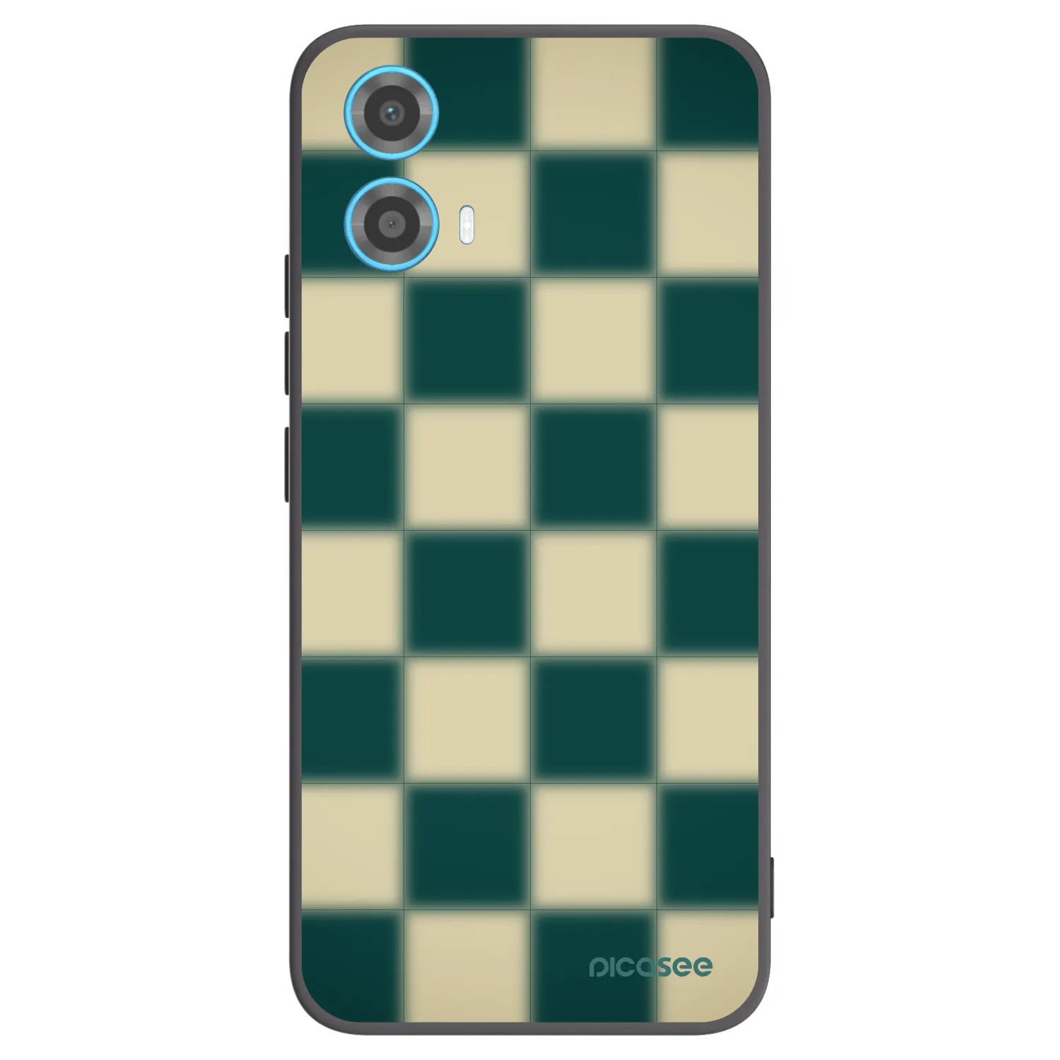 Picasee husă neagră din silicon pentru Motorola Moto G34 5G - Shadow Chess