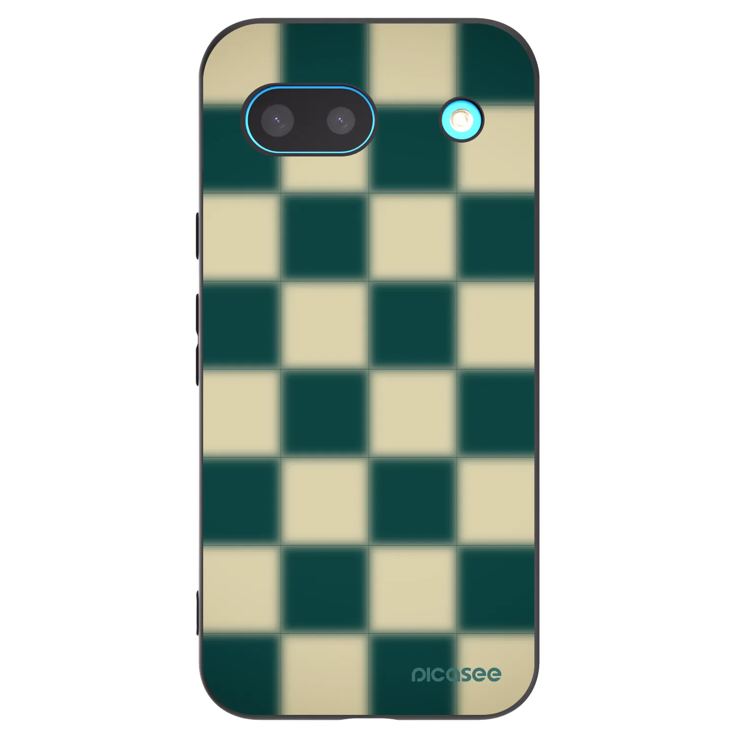 Picasee husă neagră din silicon pentru Google Pixel 8 - Shadow Chess