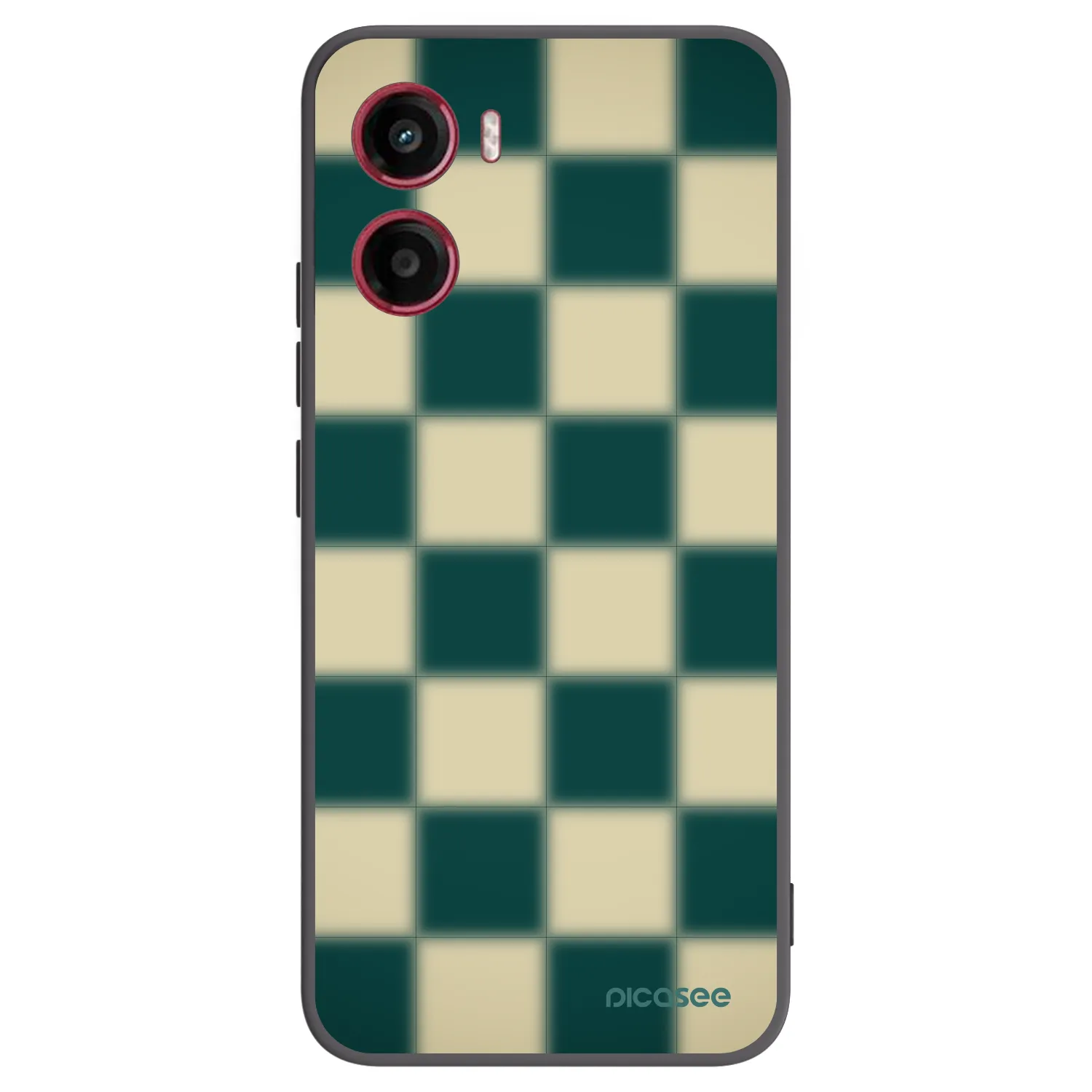 Picasee husă neagră din silicon pentru Motorola Moto G05 - Shadow Chess
