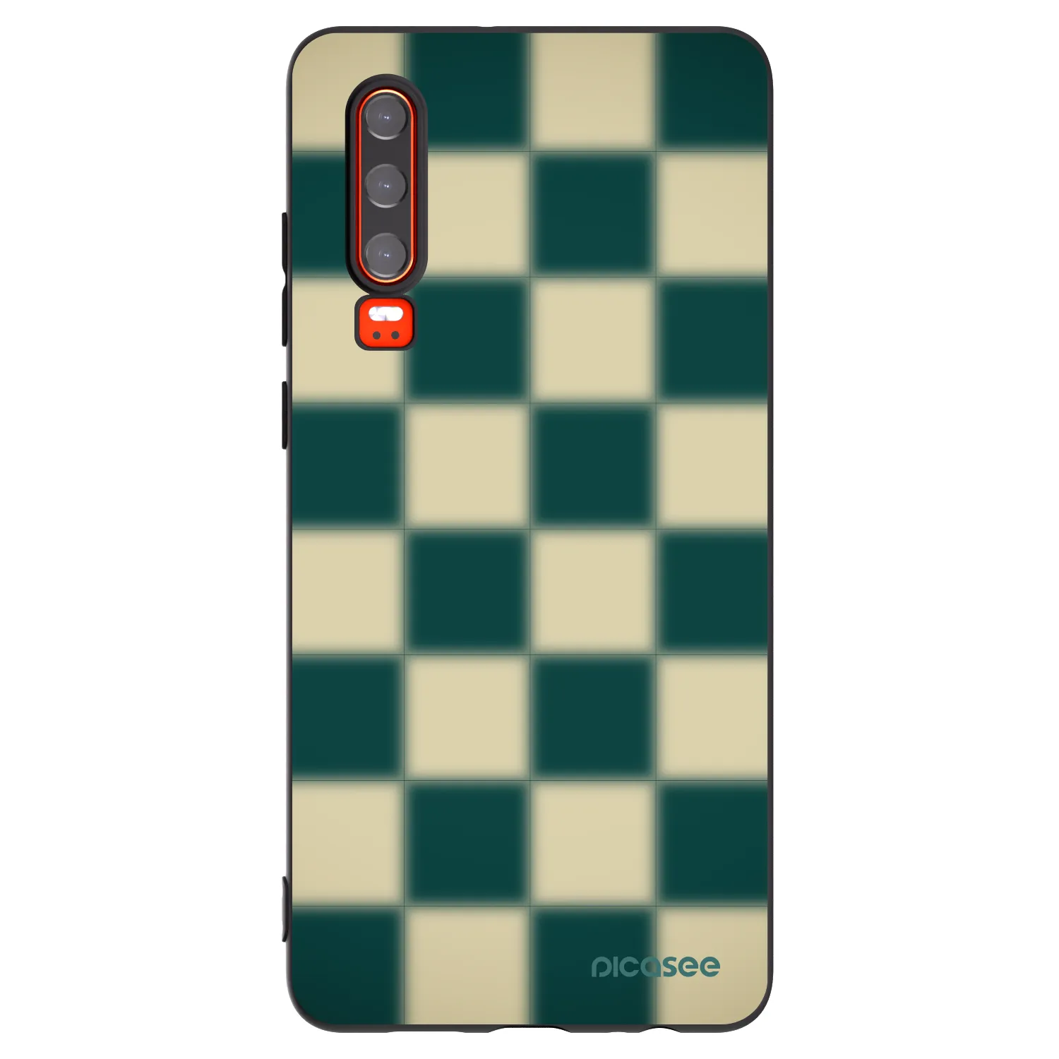 Picasee husă neagră din silicon pentru Huawei P30 - Shadow Chess