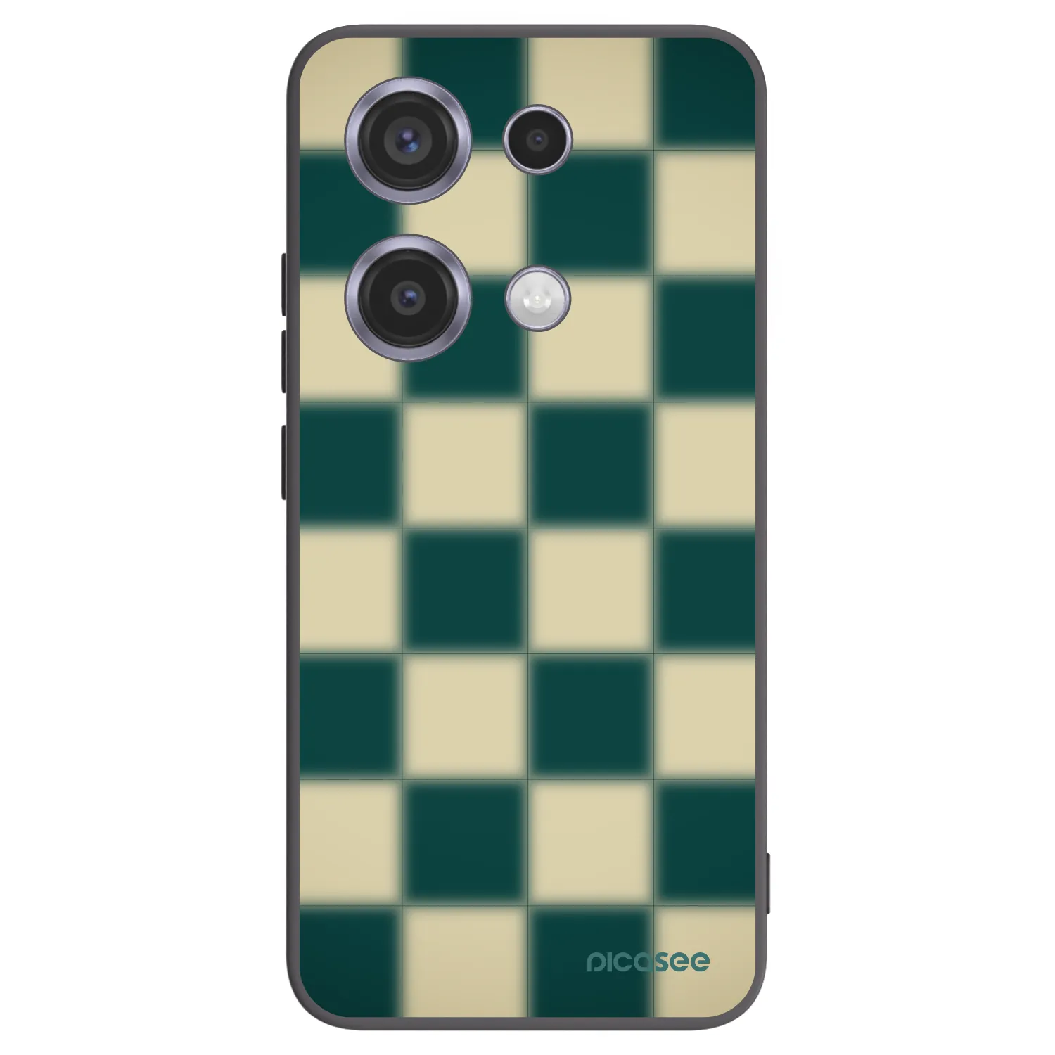 Picasee husă neagră din silicon pentru Xiaomi Redmi Note 14S - Shadow Chess