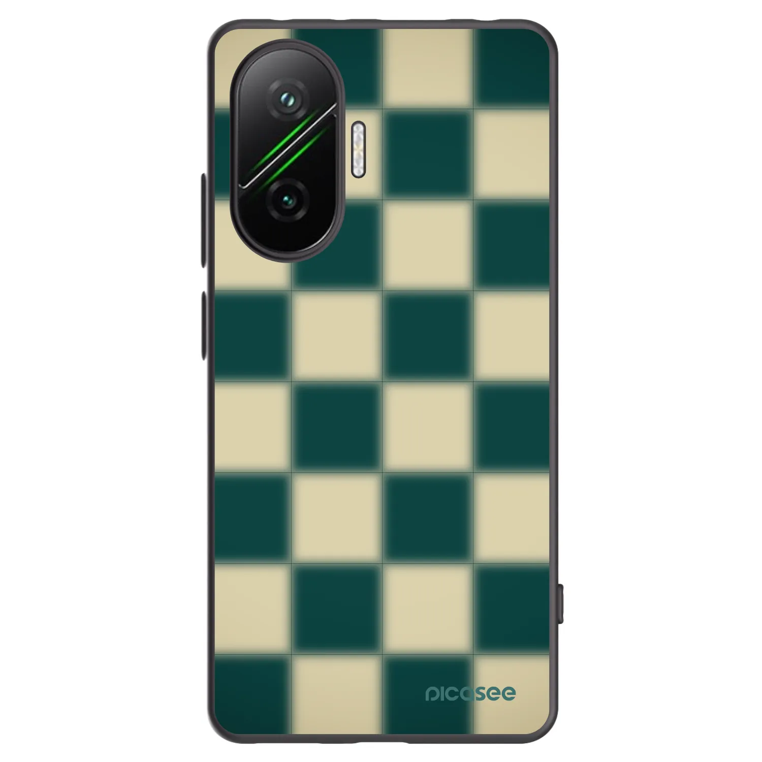 Picasee husă neagră din silicon pentru Xiaomi Poco F7 5G - Shadow Chess