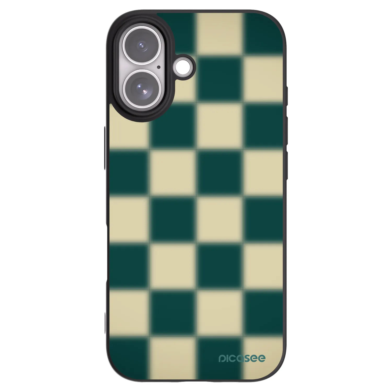 Picasee husă neagră din silicon pentru Apple iPhone 17 - Shadow Chess