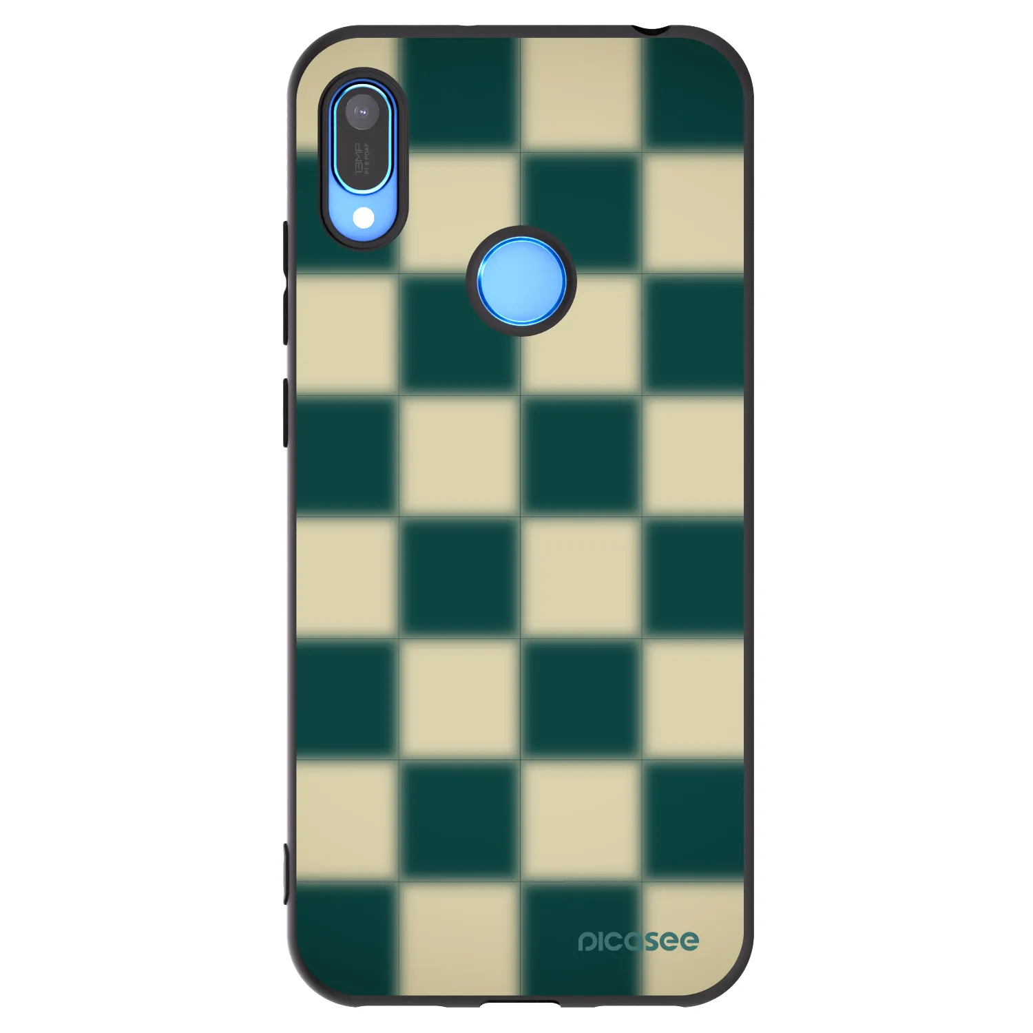 Picasee husă neagră din silicon pentru Huawei Y6 2019 - Shadow Chess