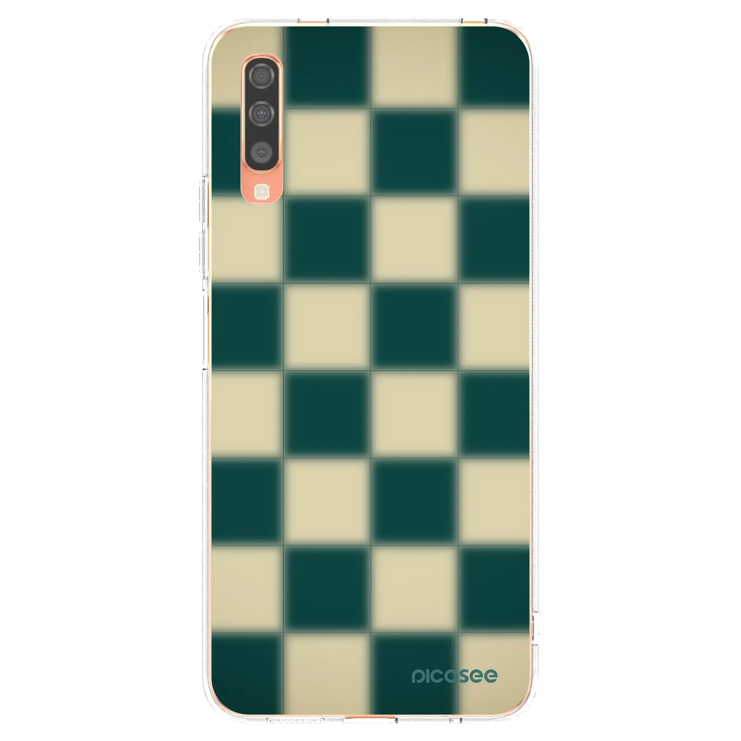 Picasee husă transparentă din silicon pentru Samsung Galaxy A70 A705F - Shadow Chess