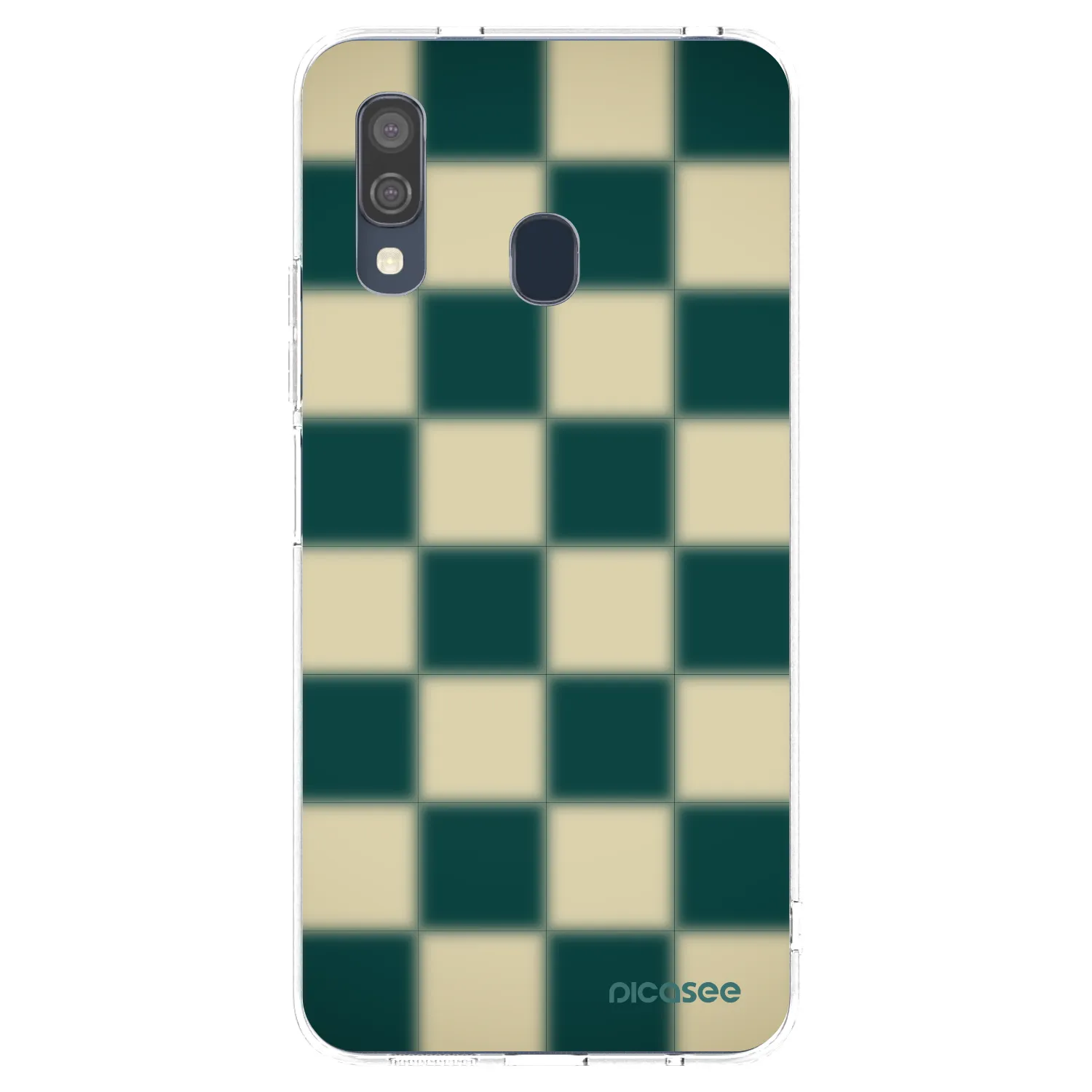 Picasee husă transparentă din silicon pentru Samsung Galaxy A40 A405F - Shadow Chess