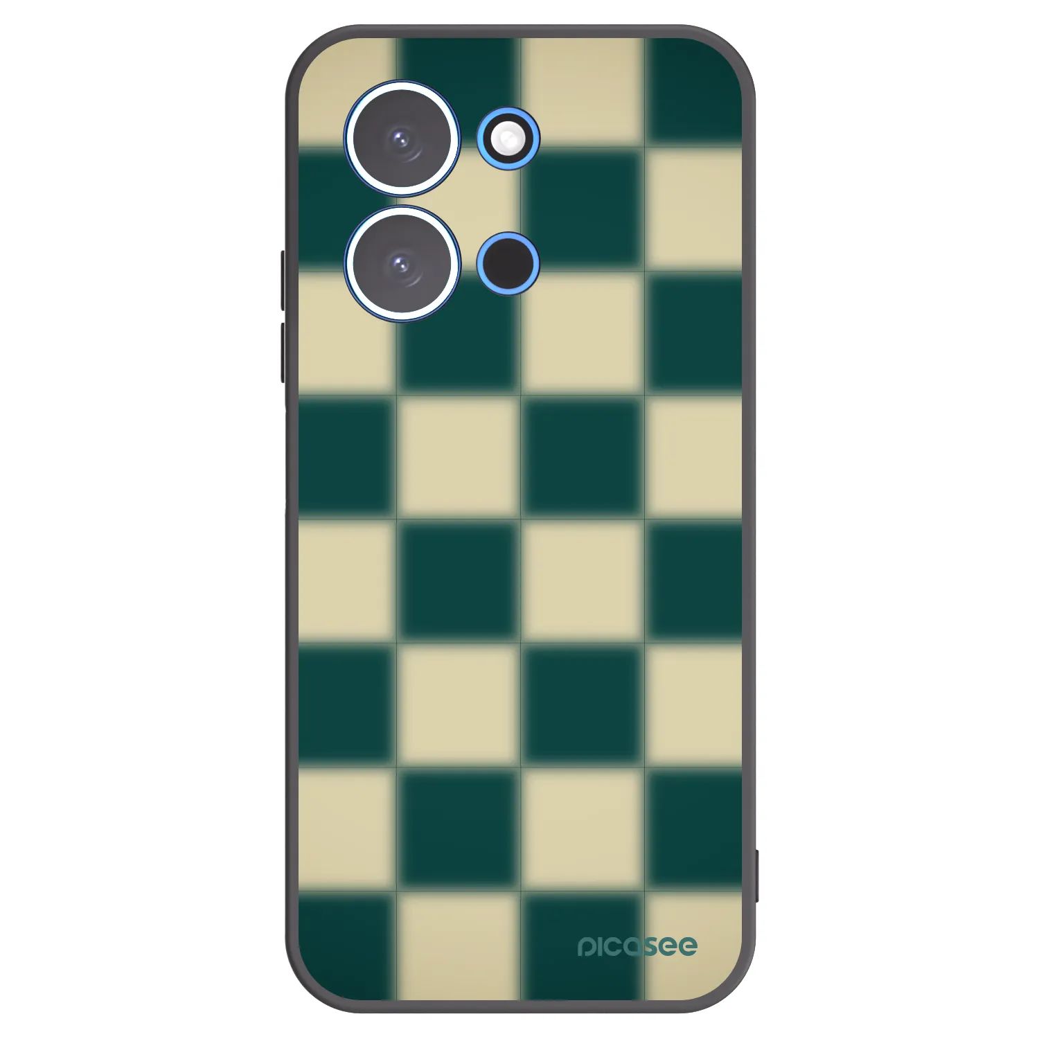 Picasee husă neagră din silicon pentru Xiaomi Redmi 15C 4G - Shadow Chess