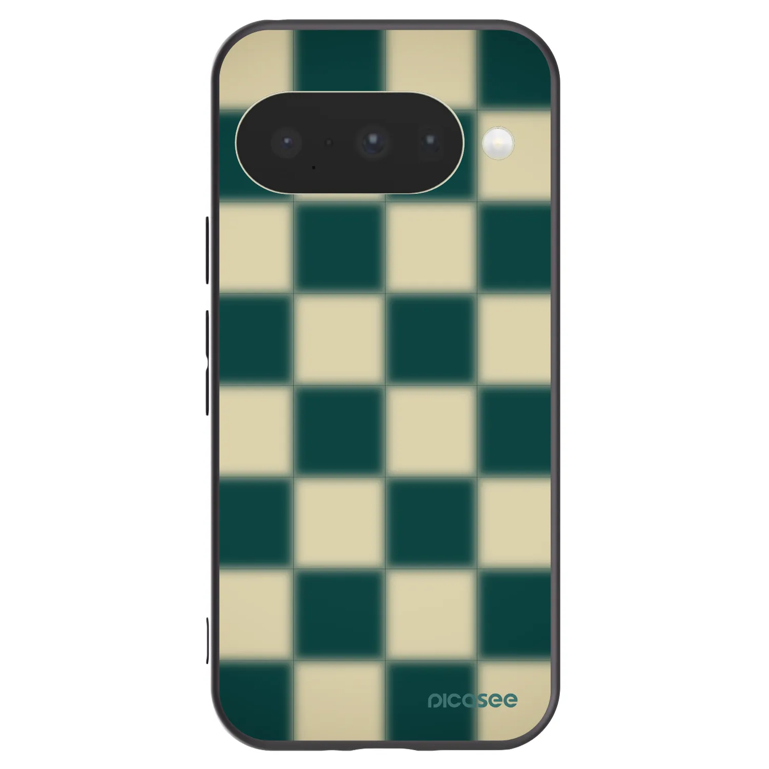 Picasee husă neagră din silicon pentru Google Pixel 10 - Shadow Chess