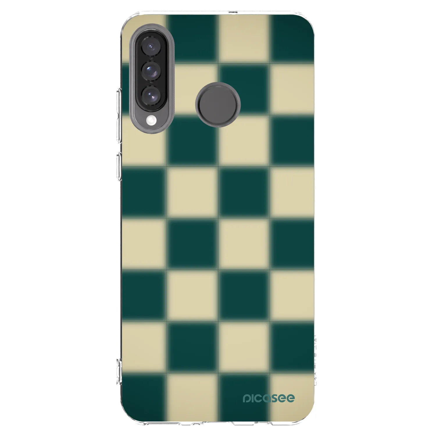 Picasee husă transparentă din silicon pentru Huawei P30 Lite - Shadow Chess