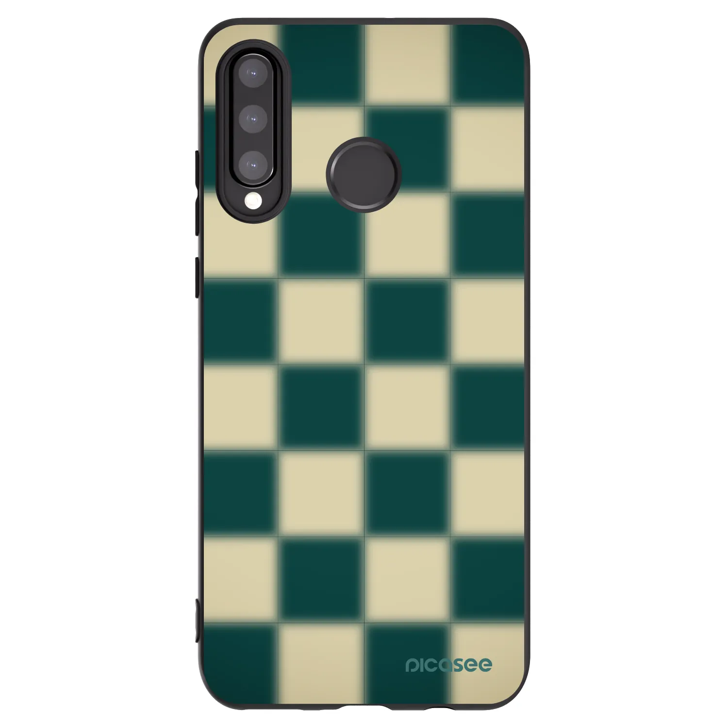 Picasee husă neagră din silicon pentru Huawei P30 Lite - Shadow Chess