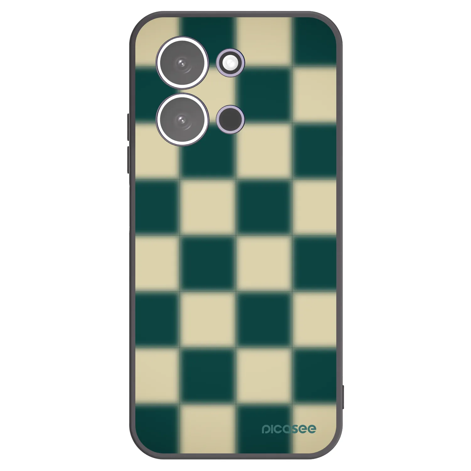 Picasee husă neagră din silicon pentru Xiaomi Redmi 15C 5G - Shadow Chess