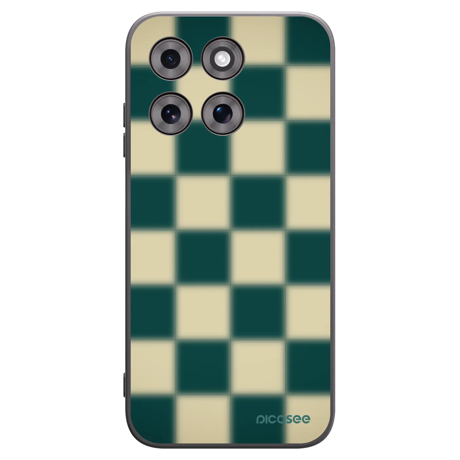 Picasee husă neagră din silicon pentru Motorola Moto G77 - Shadow Chess
