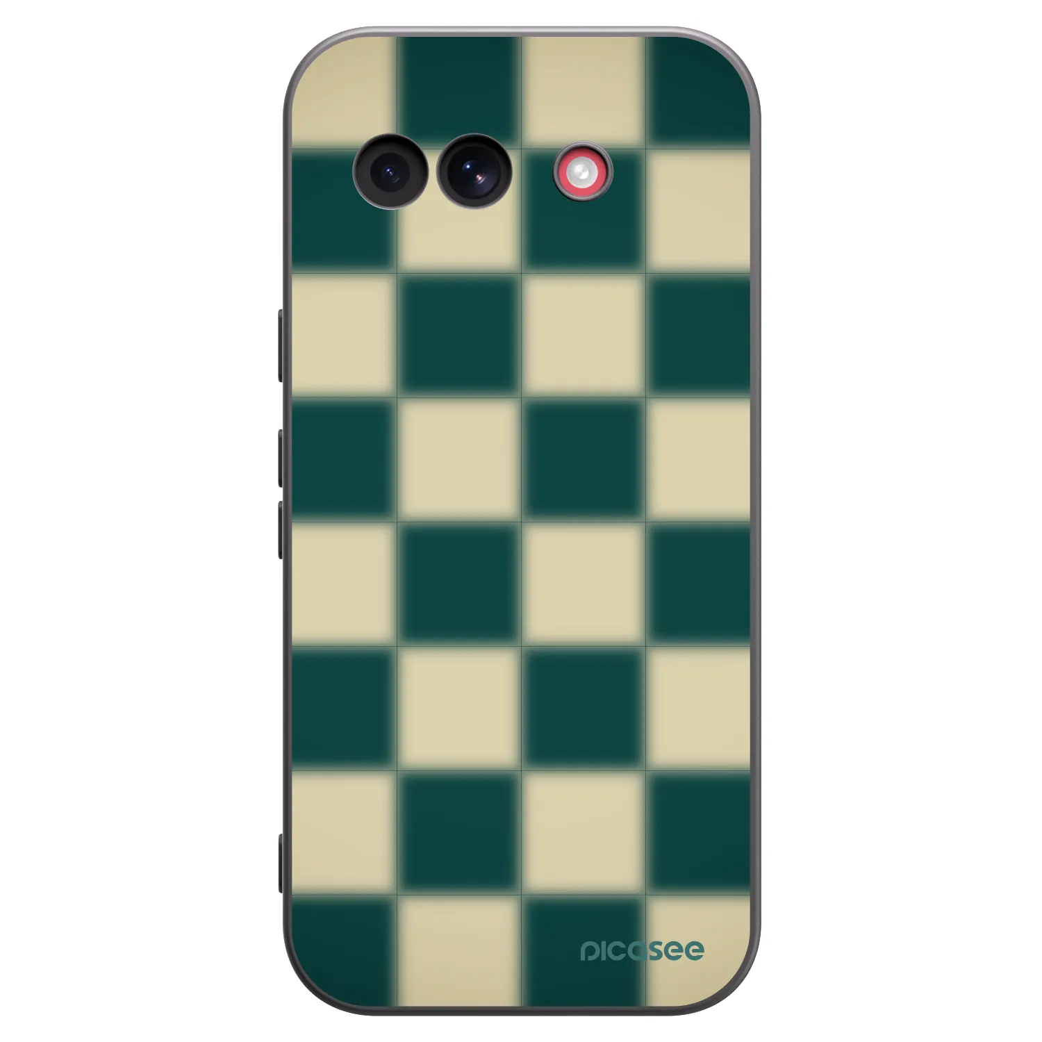 Picasee husă neagră din silicon pentru Google Pixel 10a - Shadow Chess