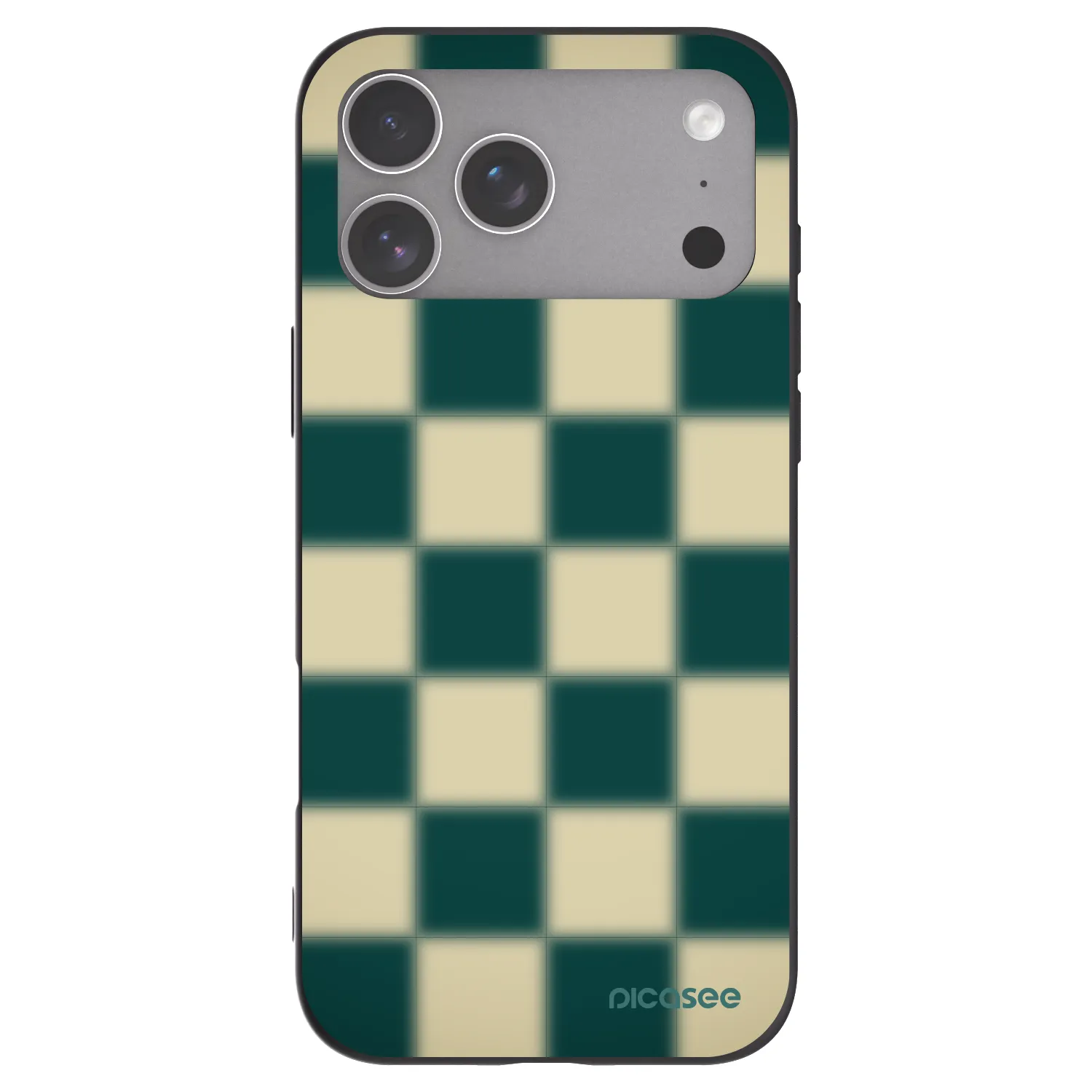 Picasee husă neagră din silicon pentru Apple iPhone 18 Pro Max - Shadow Chess
