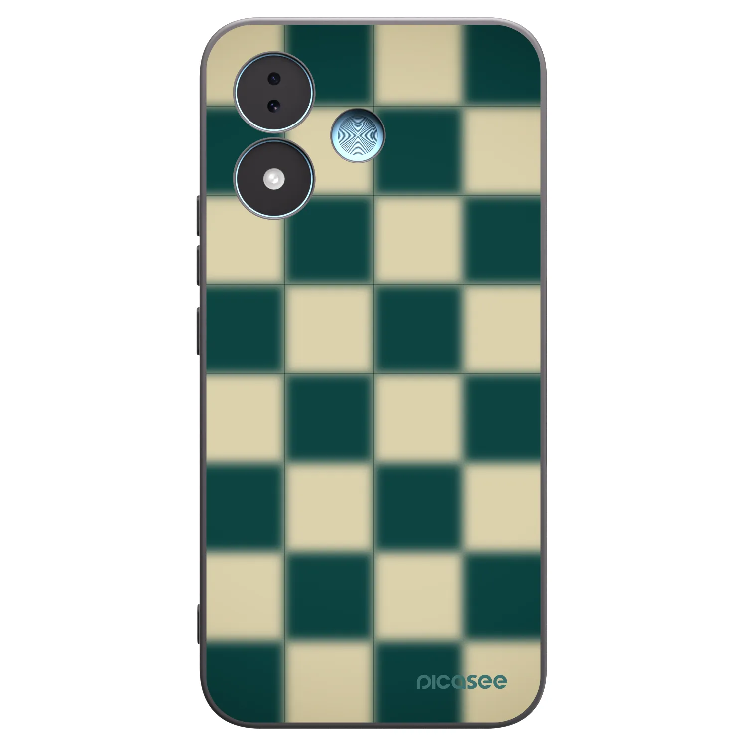 Picasee husă neagră din silicon pentru Xiaomi Redmi Note 17 5G - Shadow Chess