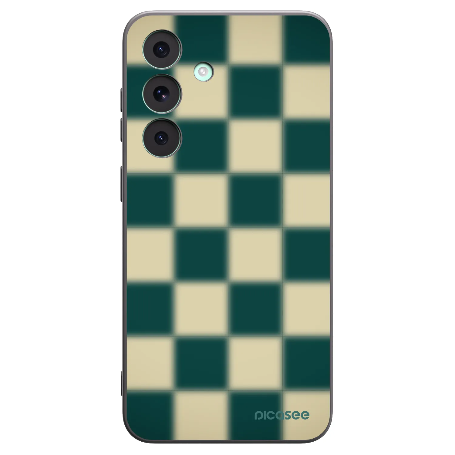 Picasee husă neagră din silicon pentru Samsung Galaxy S26 FE - Shadow Chess