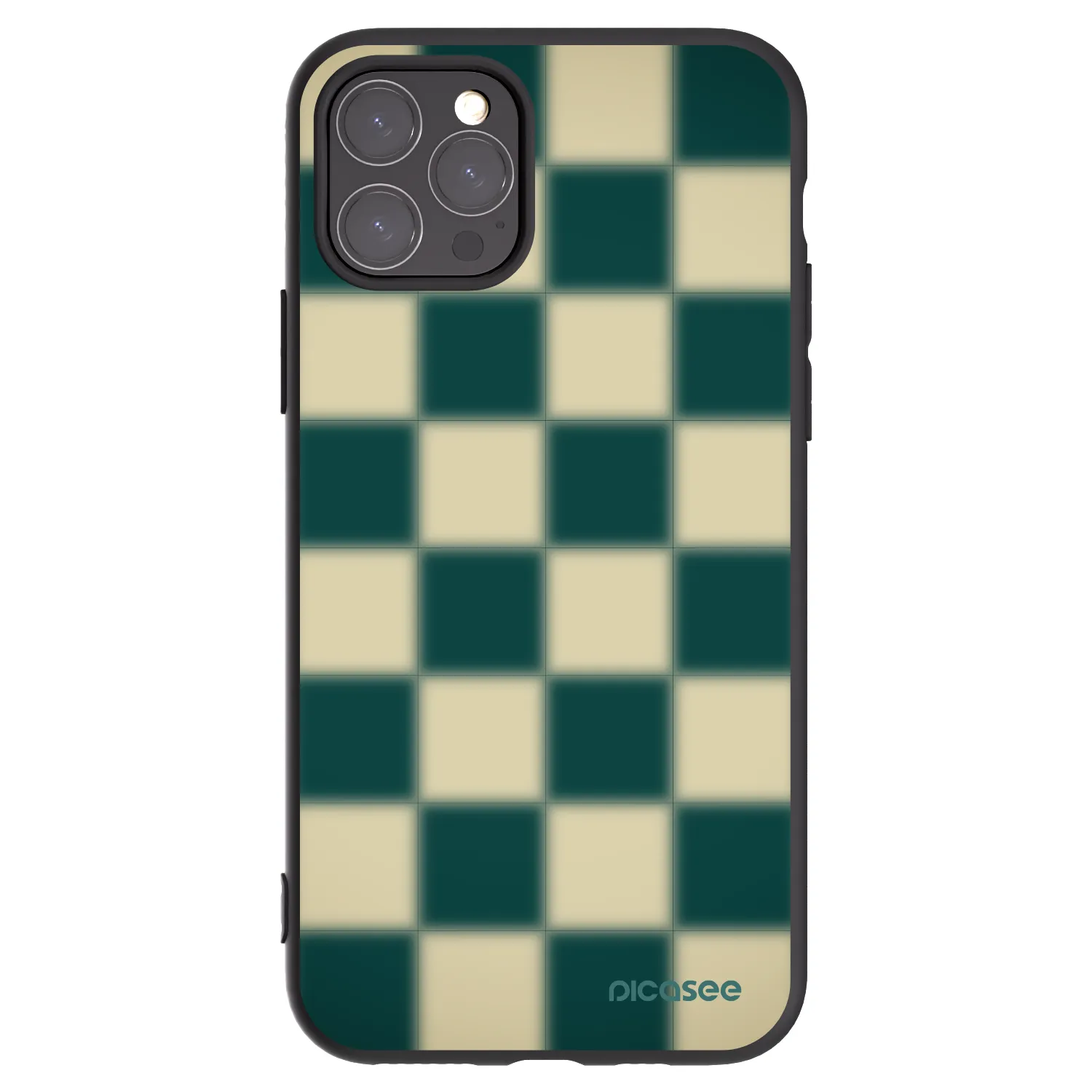 Picasee husă neagră din silicon pentru Apple iPhone 11 Pro - Shadow Chess