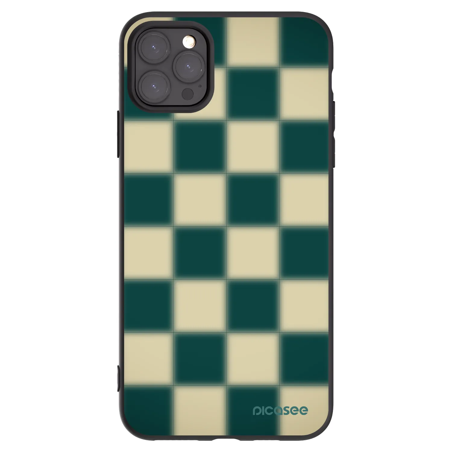 Picasee husă neagră din silicon pentru Apple iPhone 11 Pro Max - Shadow Chess