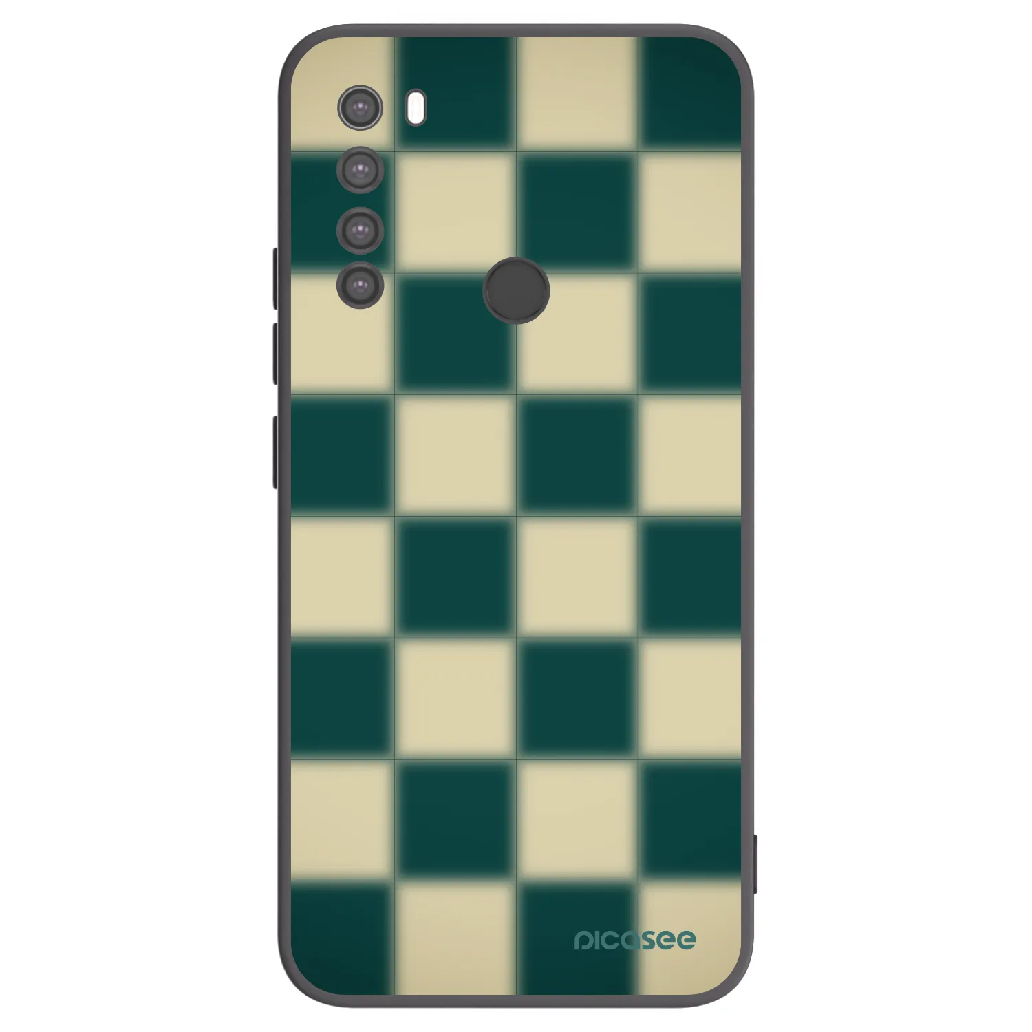 Picasee husă neagră din silicon pentru Xiaomi Redmi Note 8 - Shadow Chess