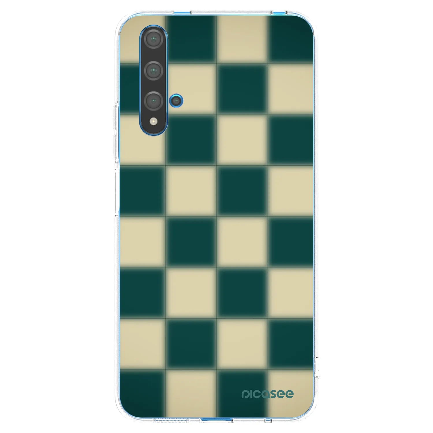 Picasee husă transparentă din silicon pentru Huawei Nova 5T - Shadow Chess