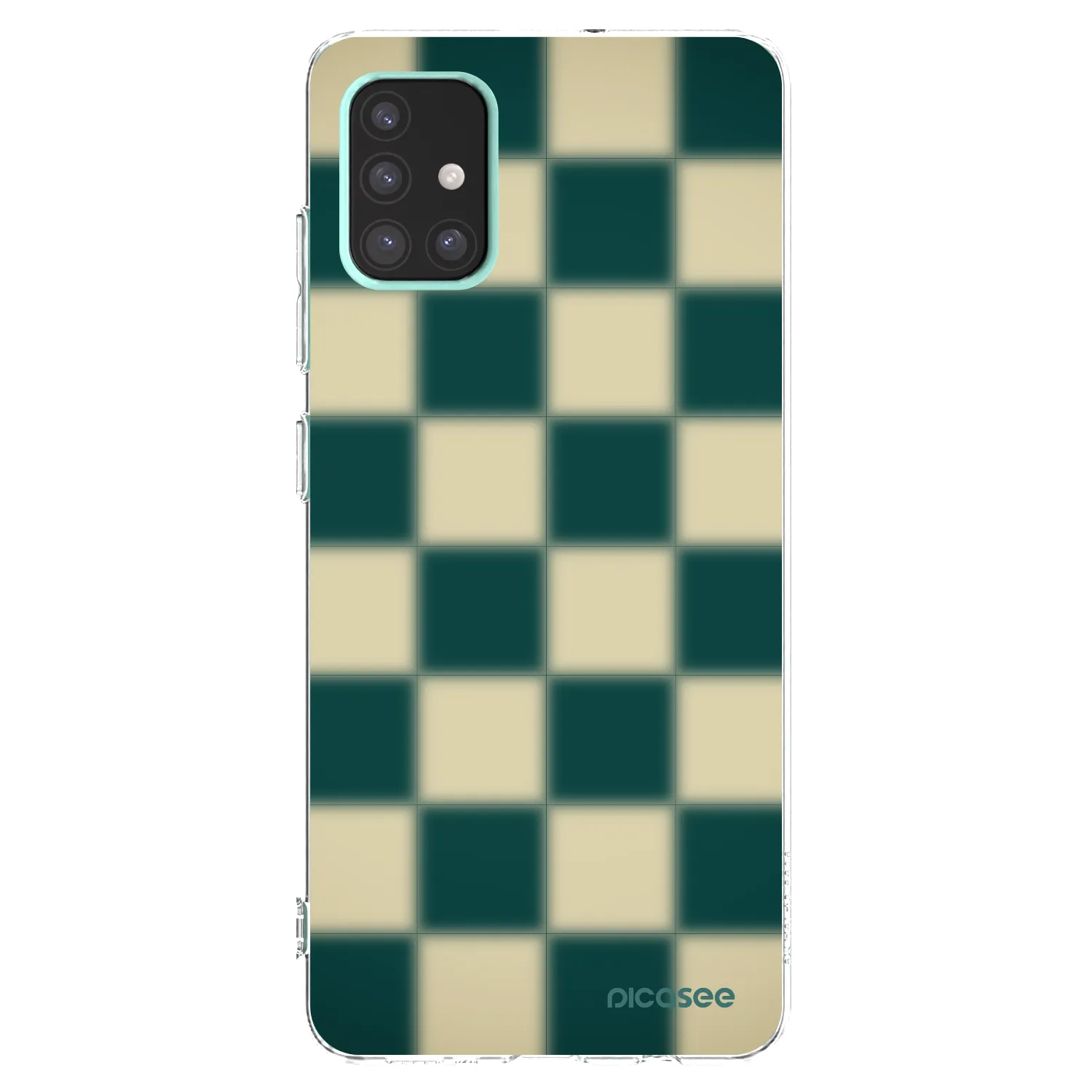 Picasee husă transparentă din silicon pentru Samsung Galaxy A51 A515F - Shadow Chess