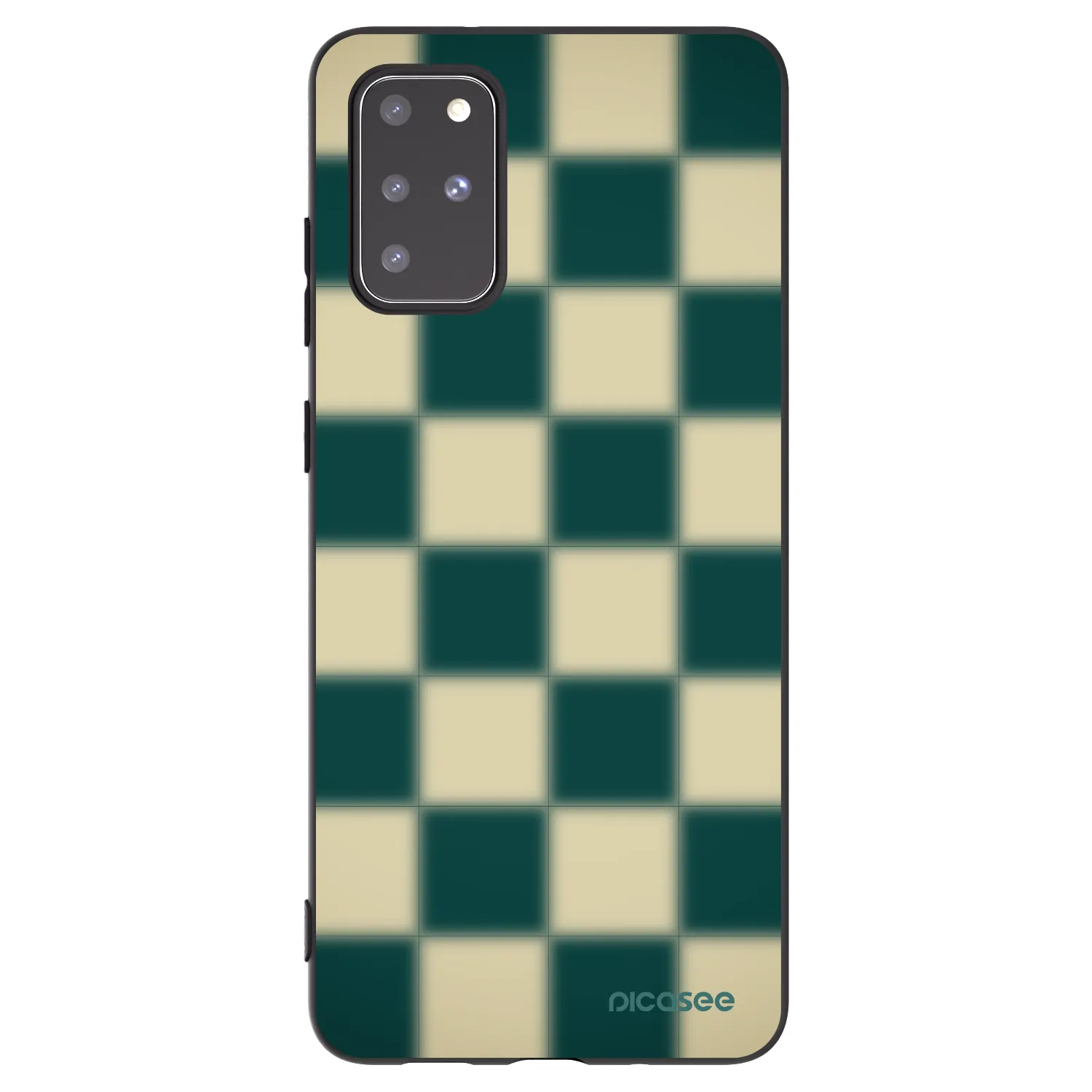 Picasee husă neagră din silicon pentru Samsung Galaxy S20+ G985F - Shadow Chess