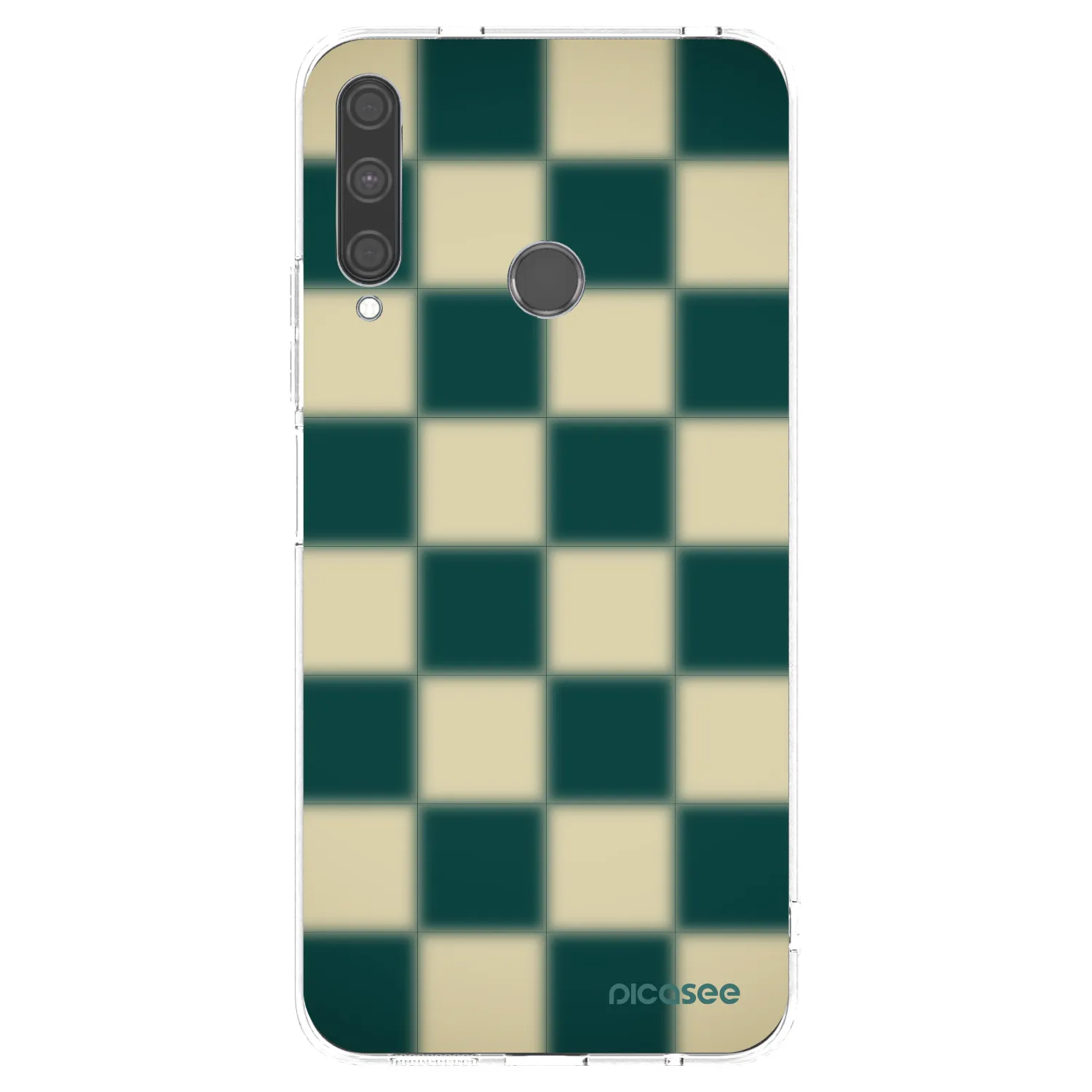 Picasee husă transparentă din silicon pentru Huawei P40 Lite E - Shadow Chess