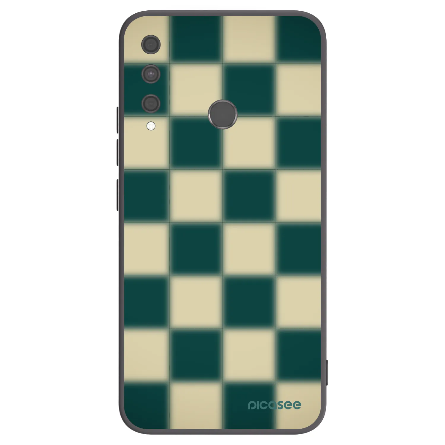 Picasee husă neagră din silicon pentru Huawei P40 Lite E - Shadow Chess