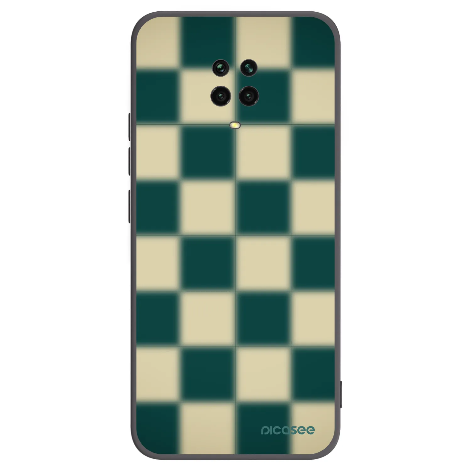Picasee husă neagră din silicon pentru Xiaomi Redmi Note 9 Pro - Shadow Chess