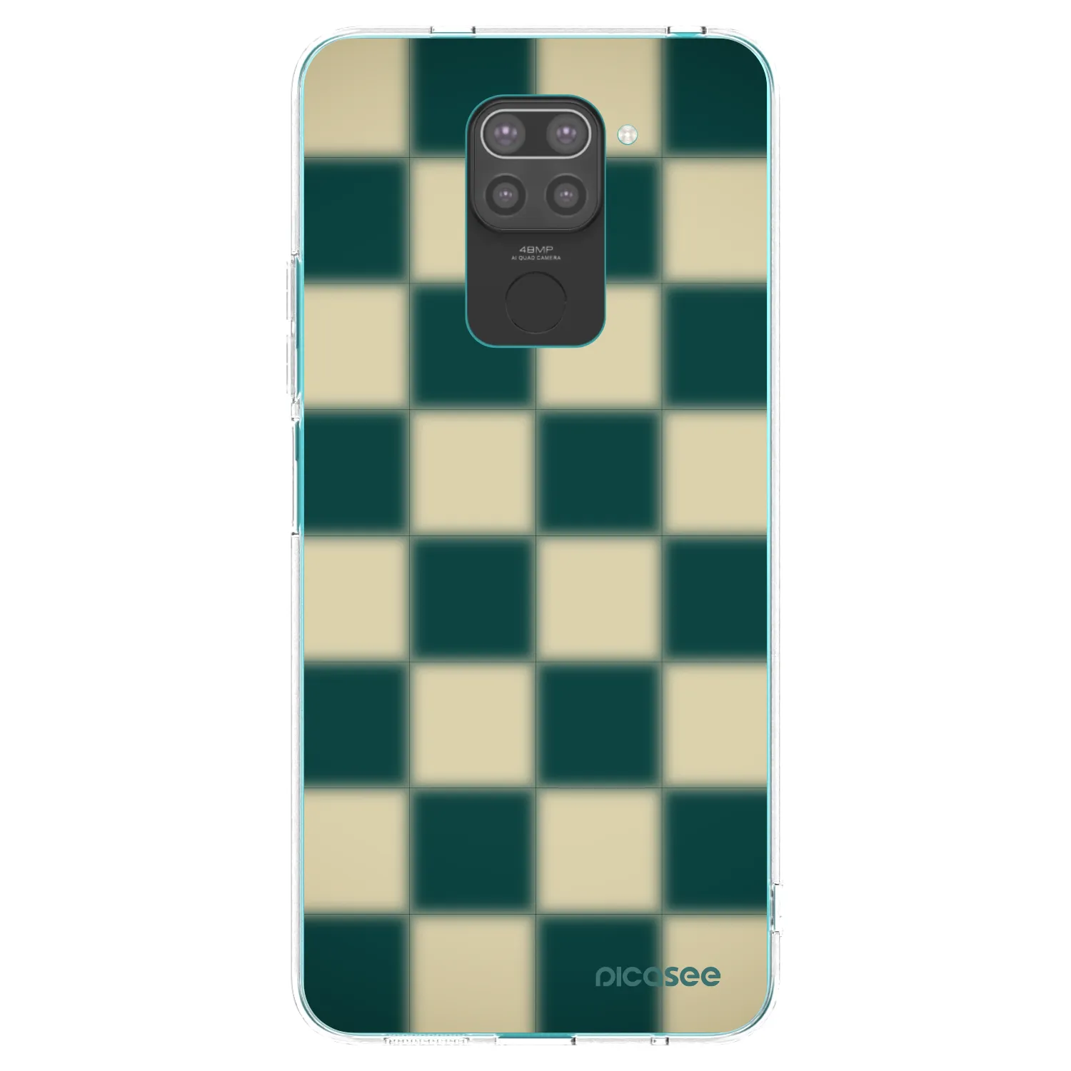 Picasee husă neagră din silicon pentru Xiaomi Redmi Note 9 - Shadow Chess