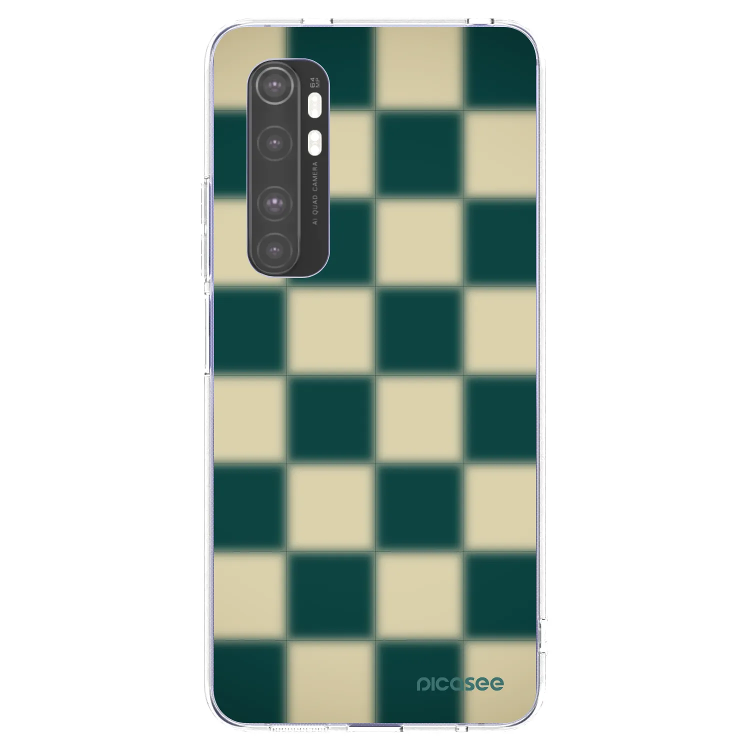 Picasee husă transparentă din silicon pentru Xiaomi Mi Note 10 Lite - Shadow Chess