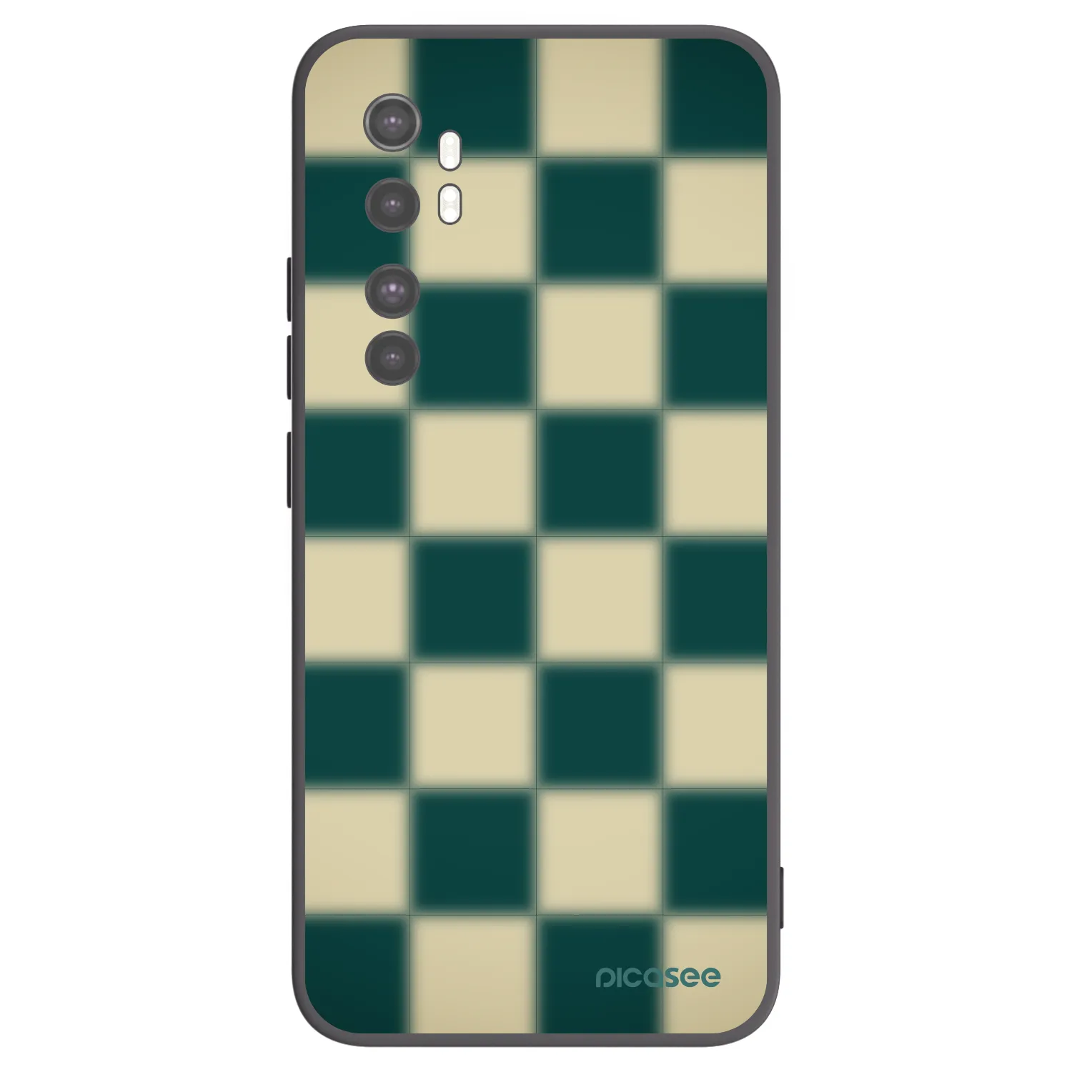 Picasee husă neagră din silicon pentru Xiaomi Mi Note 10 Lite - Shadow Chess