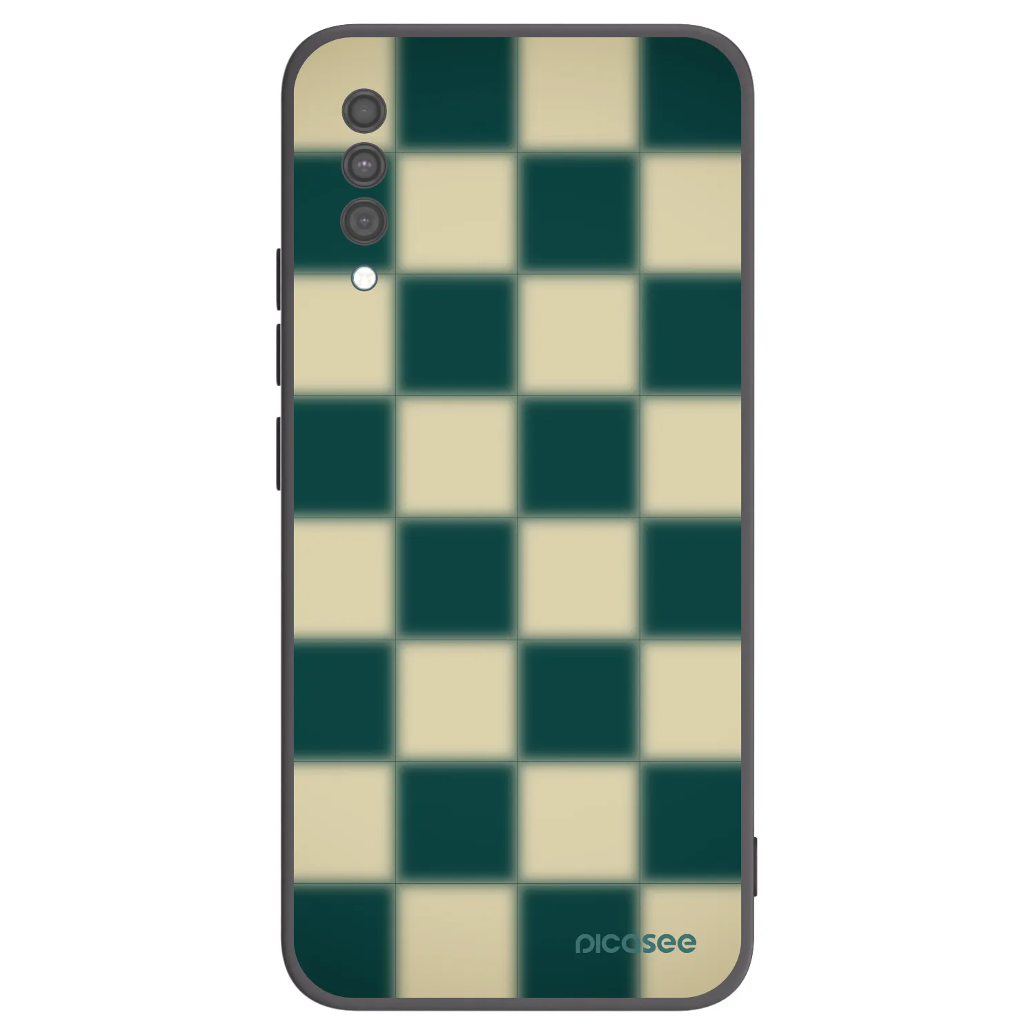 Picasee husă neagră din silicon pentru Samsung Galaxy A30s A307F - Shadow Chess