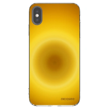 Picasee husă transparentă din silicon pentru Apple iPhone XS Max - Solar Pulse