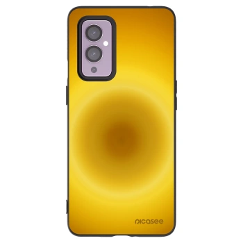 Picasee husă neagră din silicon pentru OnePlus 9 - Solar Pulse
