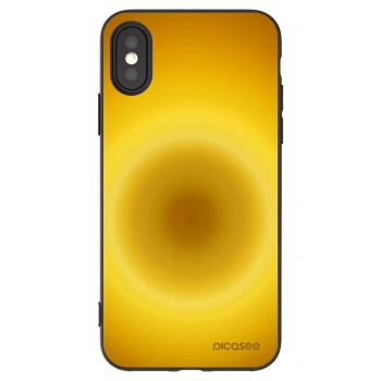 Picasee husă neagră din silicon pentru Apple iPhone X/XS - Solar Pulse