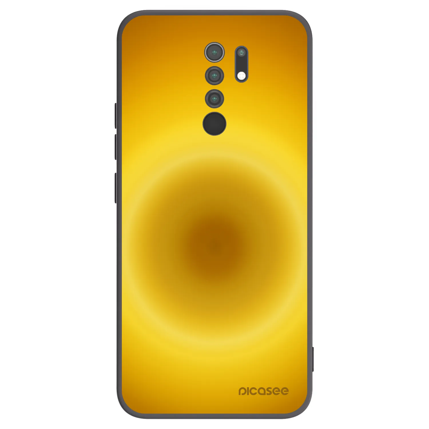 Picasee husă neagră din silicon pentru Xiaomi Redmi 9 - Solar Pulse
