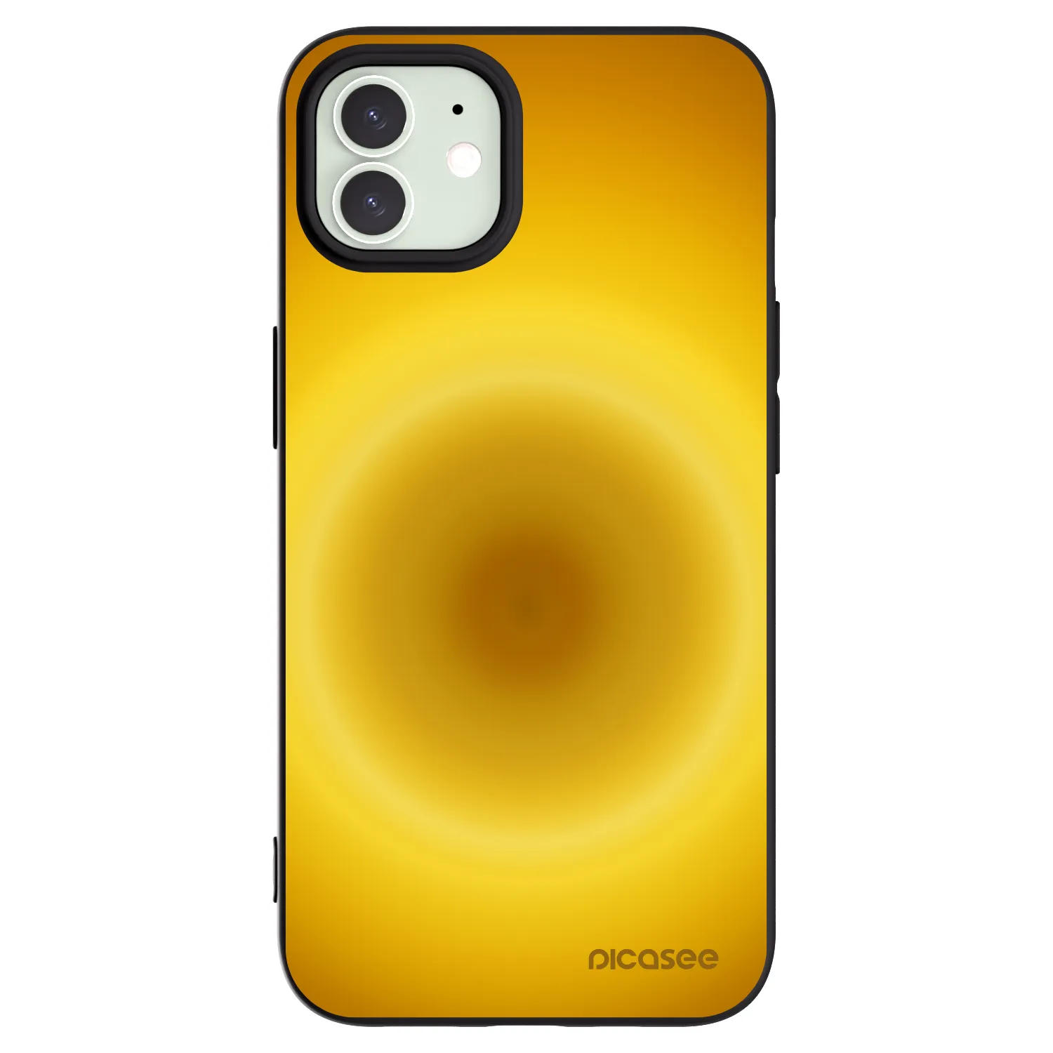 Picasee husă neagră din silicon pentru Apple iPhone 12 Pro - Solar Pulse