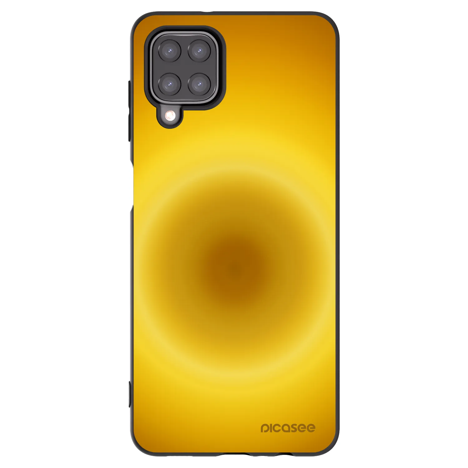 Picasee husă neagră din silicon pentru Samsung Galaxy A12 A125F - Solar Pulse