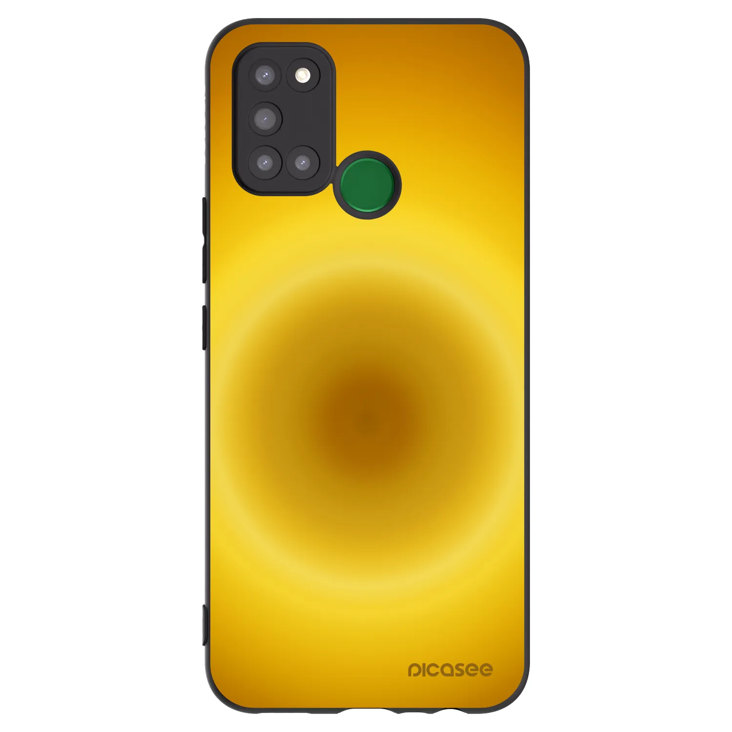 Picasee husă neagră din silicon pentru Realme 7i - Solar Pulse