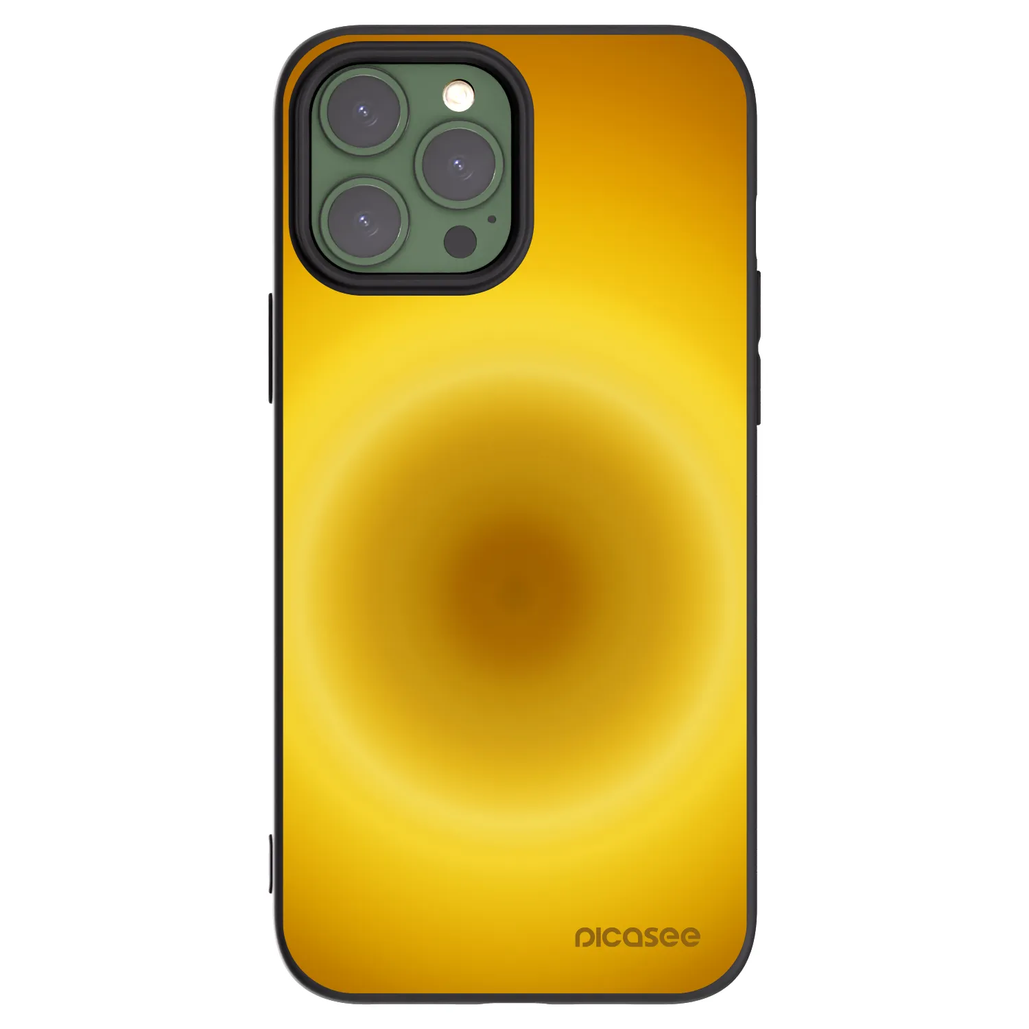 Picasee husă neagră din silicon pentru Apple iPhone 13 Pro Max - Solar Pulse