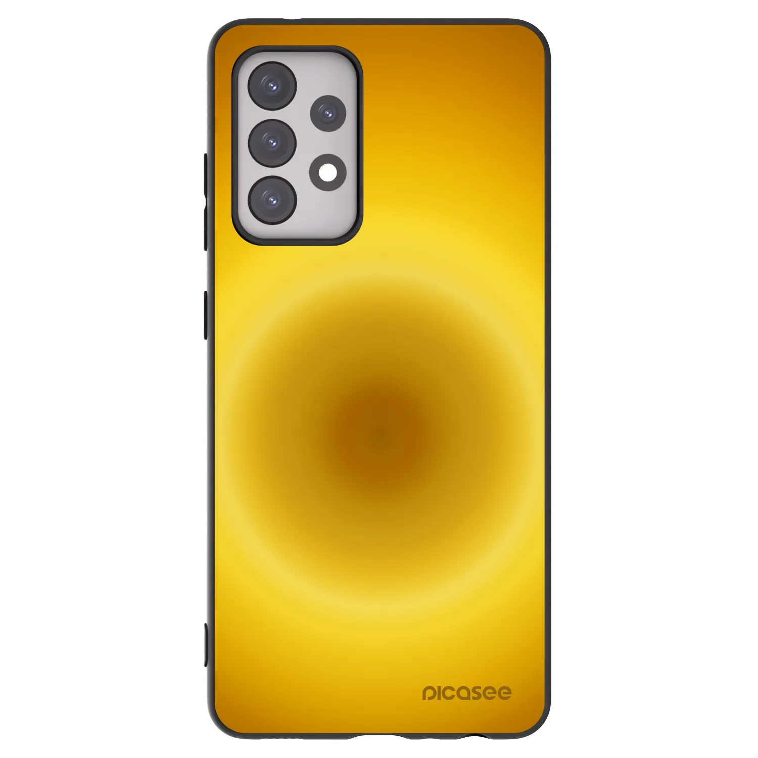 Picasee husă neagră din silicon pentru Samsung Galaxy A52s 5G A528B - Solar Pulse