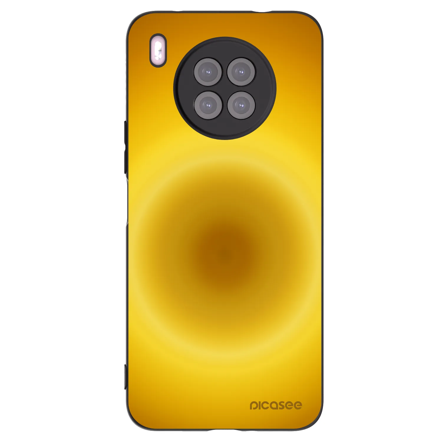 Picasee husă neagră din silicon pentru Huawei Nova 8i - Solar Pulse