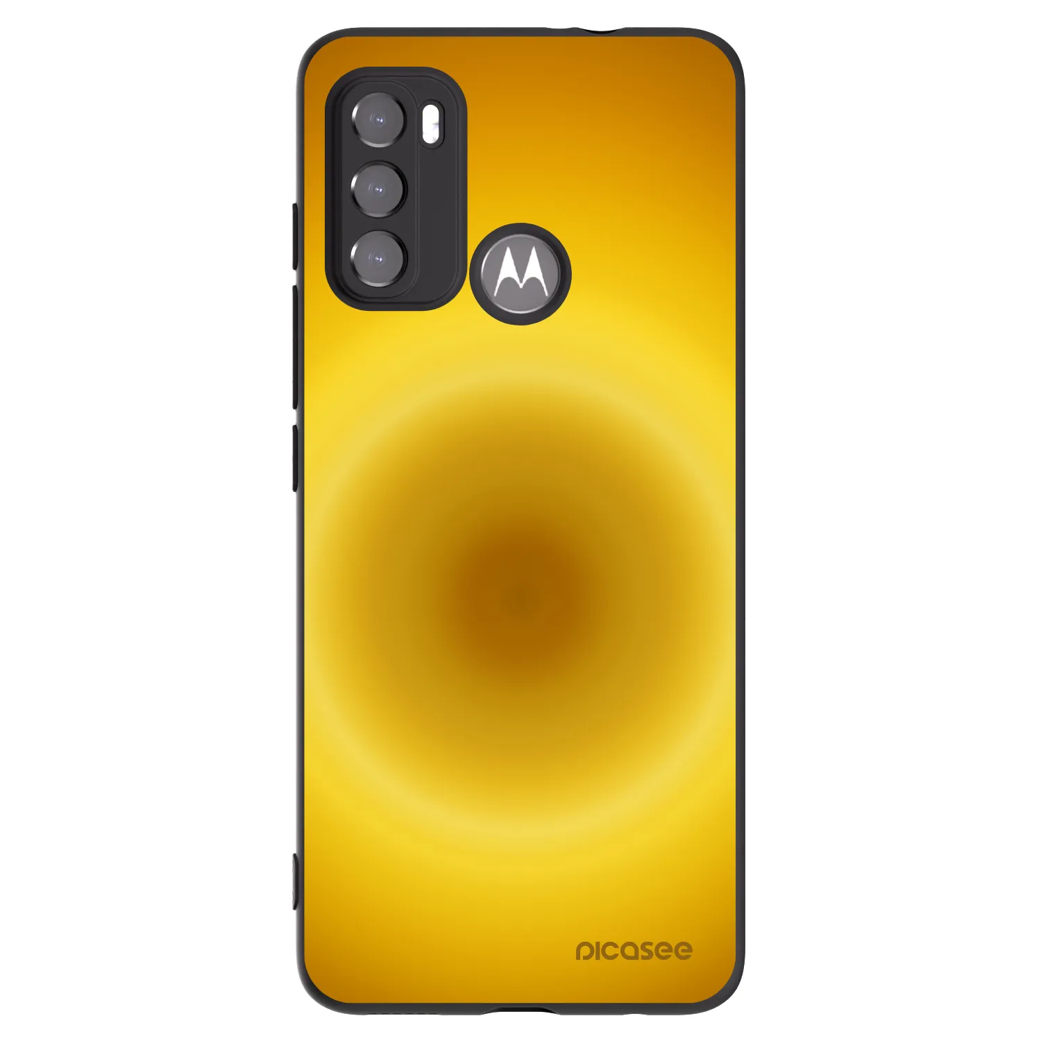 Picasee husă neagră din silicon pentru Motorola Moto G60 - Solar Pulse